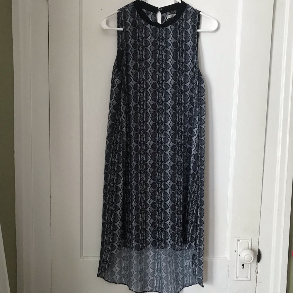 Snakeskin Print Dress